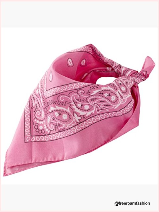Cowgirl Costume Hat & Bandana Set for Women Western Rodeo Party main image 5